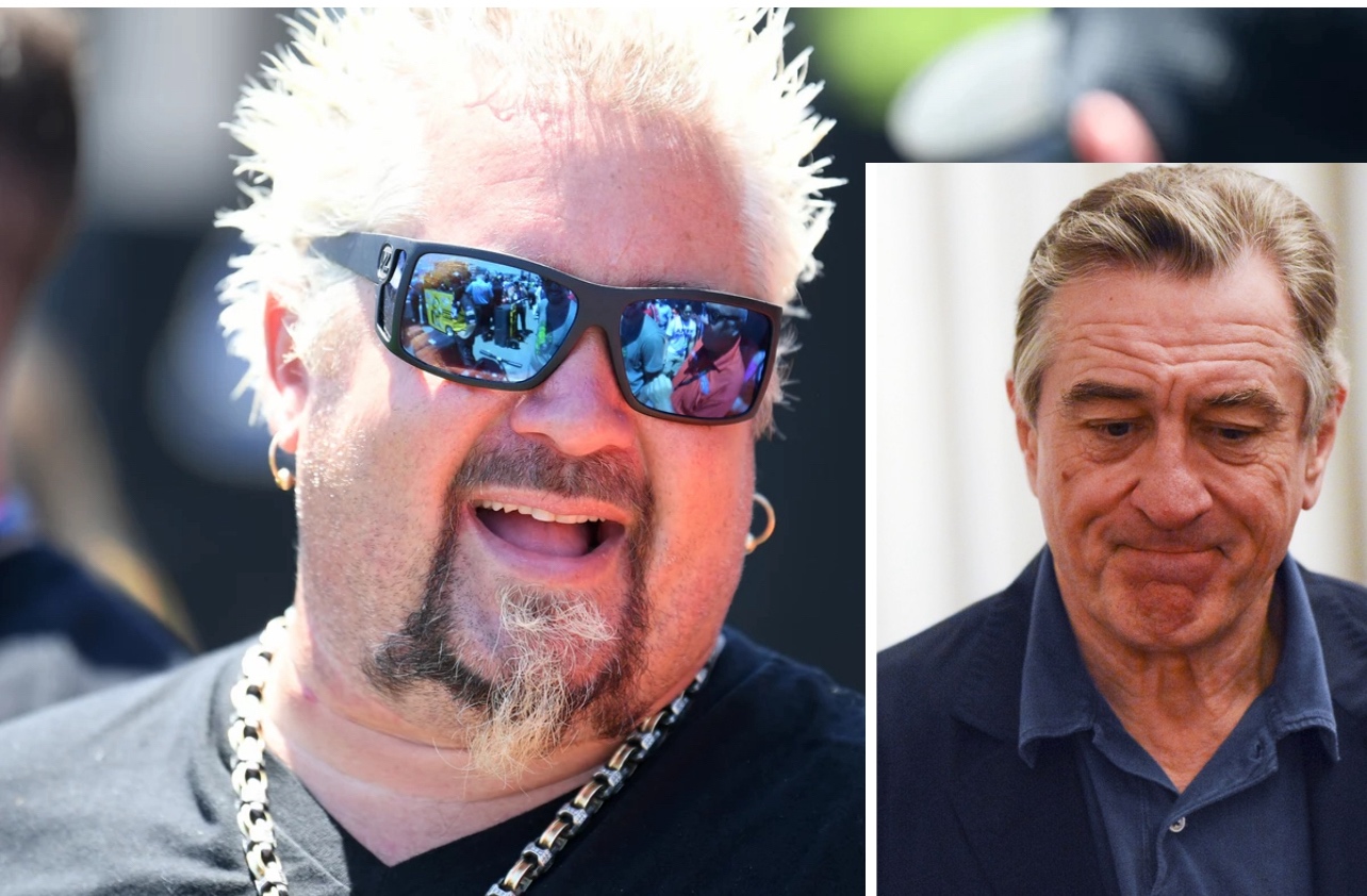 Guy Fieri Guy Fieri expulsa Robert De Niro de seu restaurante em Nova